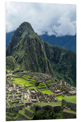 Foam board print Machu Picchu