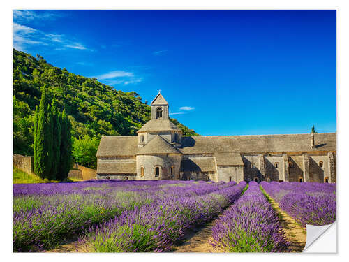 Sisustustarra Monastery with lavender field