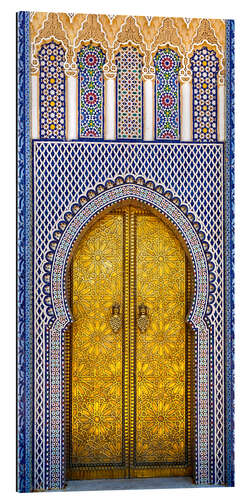 Gallery print Decorated door of the royal palace