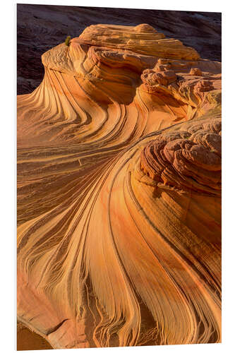 PVC-taulu Wave in Vermillion rock landscape