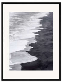 Gerahmter Kunstdruck Nordatlantikküste im Winter