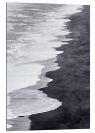 Gallery print North Atlantic coast during the winter, Solheimasandur