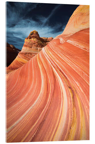 Acrylic print The wave in Coyote Buttes