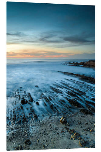 Acrylic print Sunset over surf