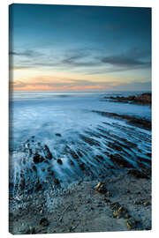 Canvas print Sunset over surf