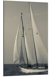 Magnettafel Segelboot im Wind am Cape Ann
