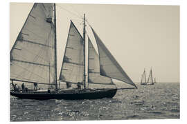 Foam board print Sailboats at Cape Ann