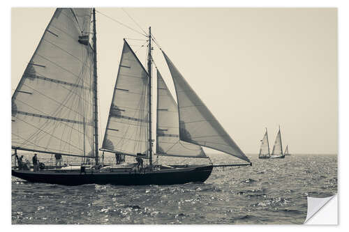 Selvklebende plakat Sailboats at Cape Ann