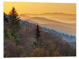 Foam board print Great Smoky Mountains National Park