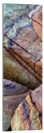 Gallery print Abstract lines in the sandstone