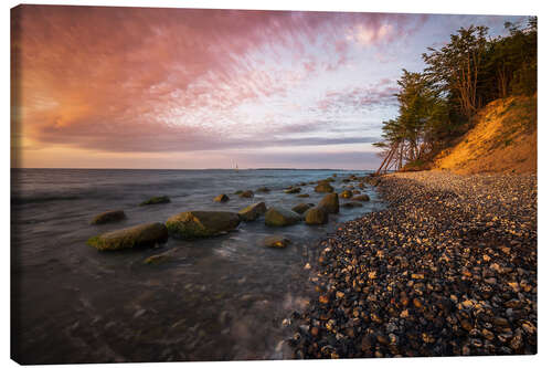 Canvastavla Baltic Sea - coast