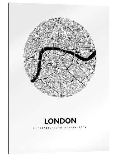 Gallery print City map of London V