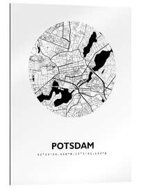 Gallery print City map of Potsdam