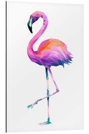 Tableau en aluminium Flamant rose 2