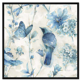 Gerahmter Kunstdruck Indigold XII