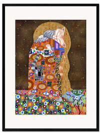 Framed art print Feline Fulfilment