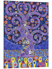 Magnettafel Der Pfau-Baum