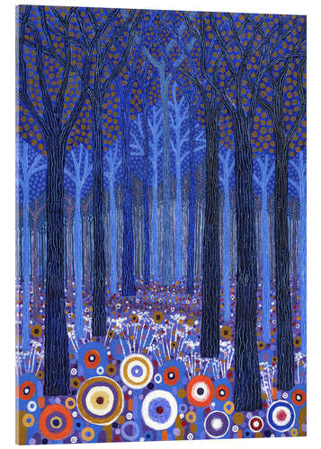Obraz na szkle akrylowym Blue Forest