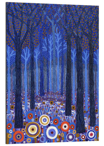 Obraz na aluminium Blue Forest