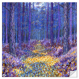 Wall sticker Blue Forest 2