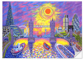 Wall sticker Sunset Pool Of London