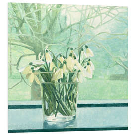 Hartschaumbild Schneefall