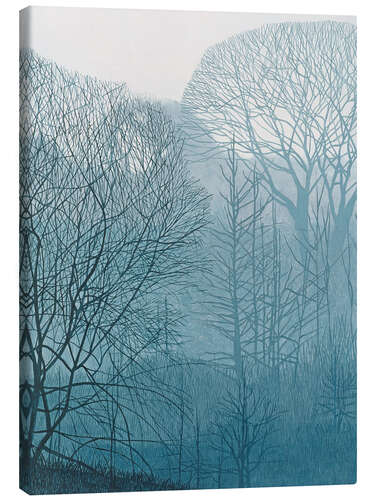 Canvas print The Valley in the Mist