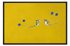 Gerahmter Kunstdruck Kolibris