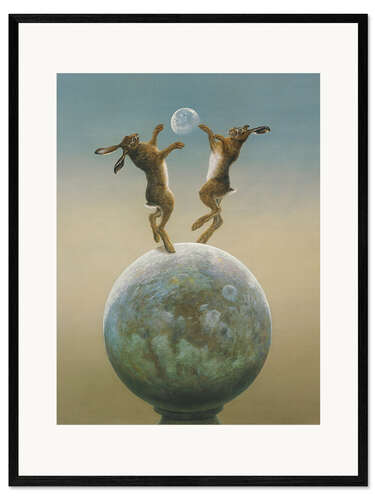 Gerahmter Kunstdruck Devon Moon.