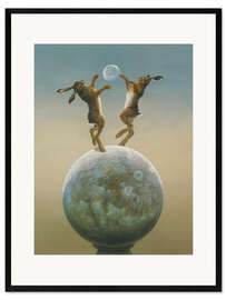 Gerahmter Kunstdruck Devon Moon.