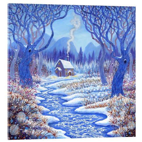 Cuadro de metacrilato Bayas de invierno