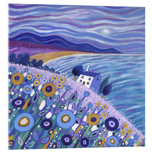 Tableau en verre acrylique Cottage Clifftop