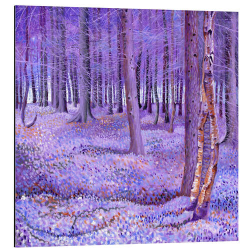 Quadro em alumínio Purple Forest 2