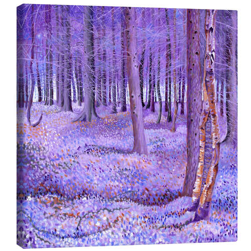 Canvastavla Purple Forest 2