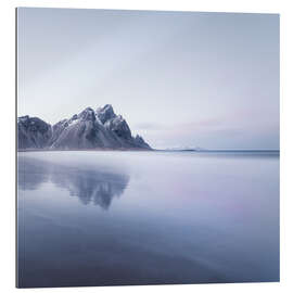 Quadro em plexi-alumínio Vestrahorn in Iceland at sunset