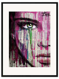 Framed art print Eyes like an emerald