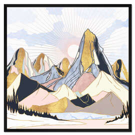 Gerahmter Kunstdruck Sommermorgen