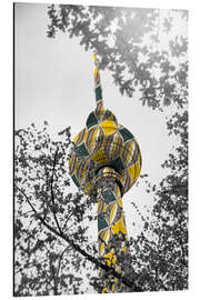 Magnettafel Fernsehturm Colour Pop