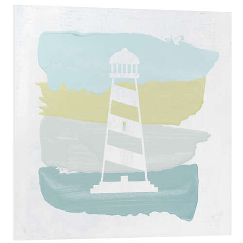 Foam board print Seaside Swatch Lighthouse