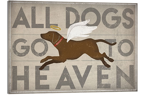 Cuadro de plexi-alu All Dogs Go to Heaven II