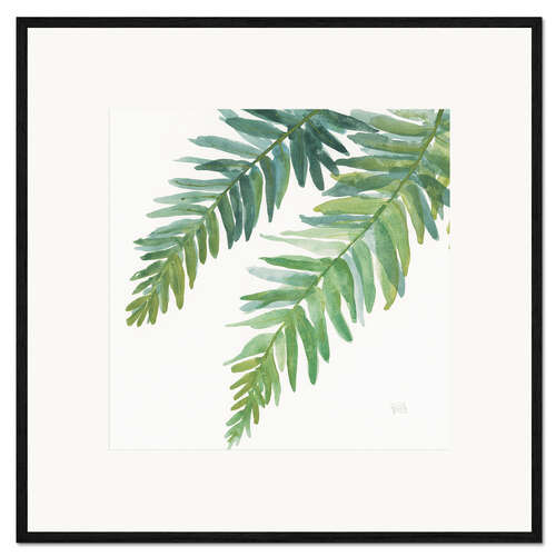 Framed art print Ferns Square I