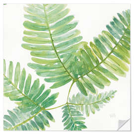 Wall sticker Ferns Square II