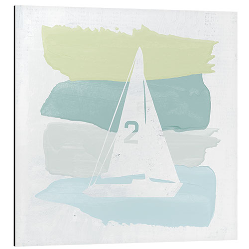 Stampa su alluminio Seaside Swatch Sailboat