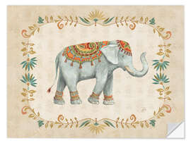 Wandsticker Elephant Walk II