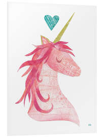 Foam board print Unicorn Magic I