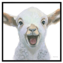 Gerahmter Kunstdruck Bauernhoffreunde I