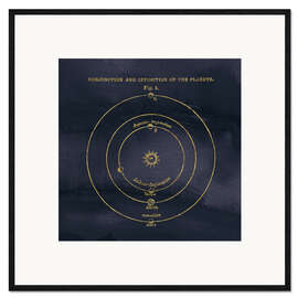 Framed art print Geography of the sky X