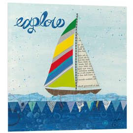 Foam board print Rainbow Spinnakers IV