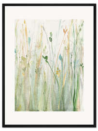Gerahmter Kunstdruck Frühlingsgräser II
