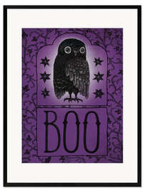 Kehystetty taidepainatus Halloween Boo